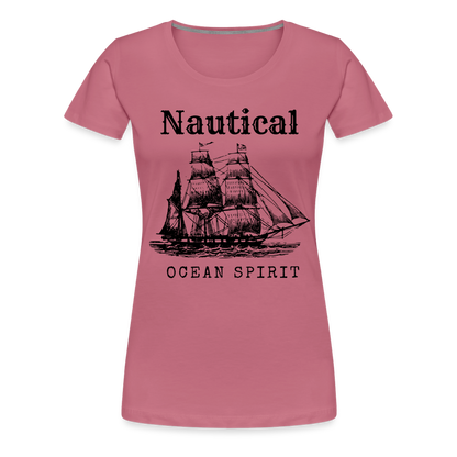 Frauen Premium T-Shirt - Nautical Ocean Spirit - Malve