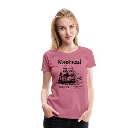 Frauen Premium T-Shirt - Nautical Ocean Spirit - Malve