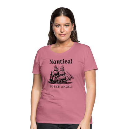 Frauen Premium T-Shirt - Nautical Ocean Spirit - Malve