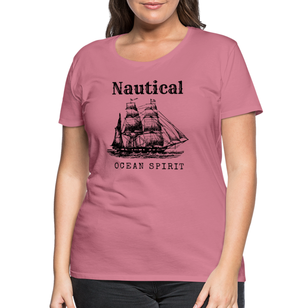 Frauen Premium T-Shirt - Nautical Ocean Spirit - Malve