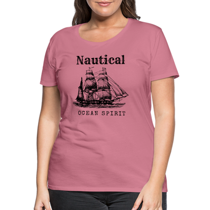 Frauen Premium T-Shirt - Nautical Ocean Spirit - Malve