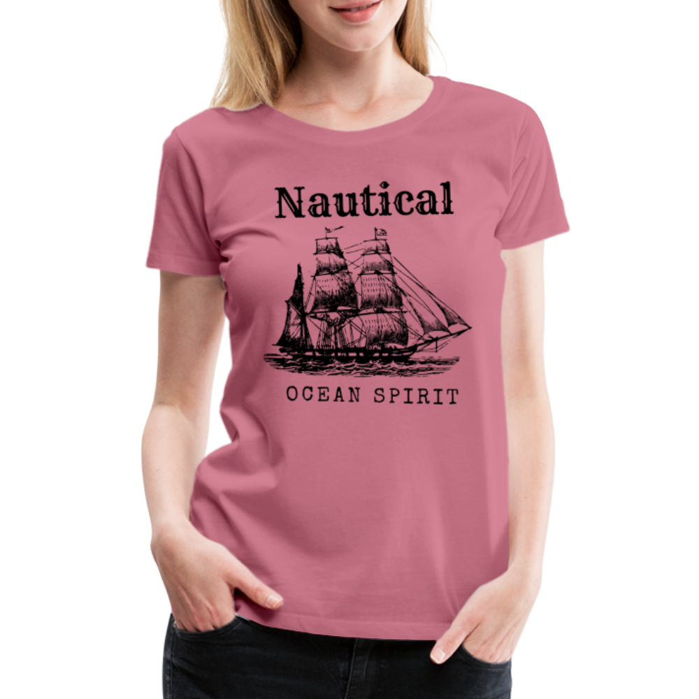 Frauen Premium T-Shirt - Nautical Ocean Spirit - Malve