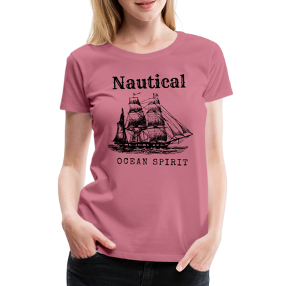 Frauen Premium T-Shirt - Nautical Ocean Spirit - Malve