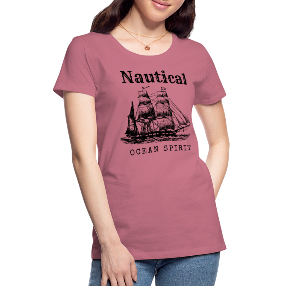 Frauen Premium T-Shirt - Nautical Ocean Spirit - Malve