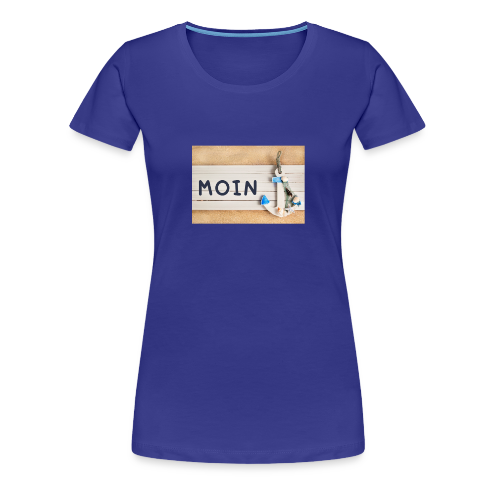 Frauen Premium T-Shirt -  Moin Anker - Königsblau