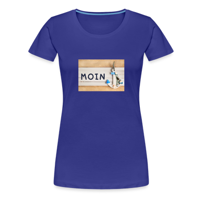 Frauen Premium T-Shirt -  Moin Anker - Königsblau