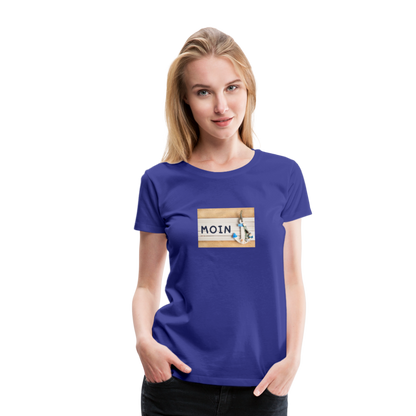 Frauen Premium T-Shirt -  Moin Anker - Königsblau