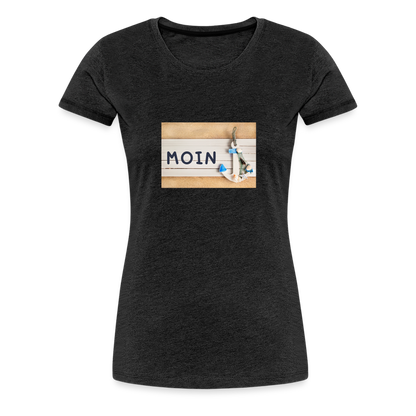 Frauen Premium T-Shirt -  Moin Anker - Anthrazit