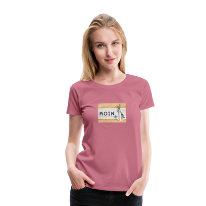 Frauen Premium T-Shirt -  Moin Anker - Malve