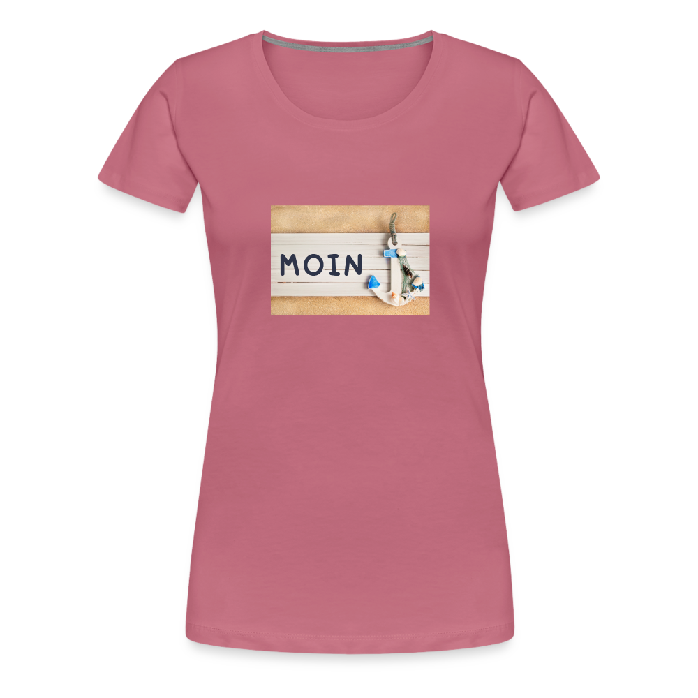 Frauen Premium T-Shirt -  Moin Anker - Malve