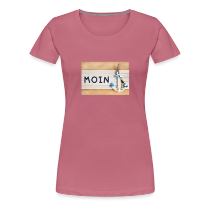 Frauen Premium T-Shirt -  Moin Anker - Malve