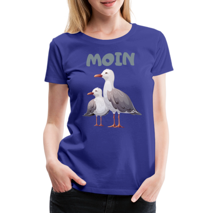 Frauen Premium T-Shirt - Moin Möwen - Königsblau