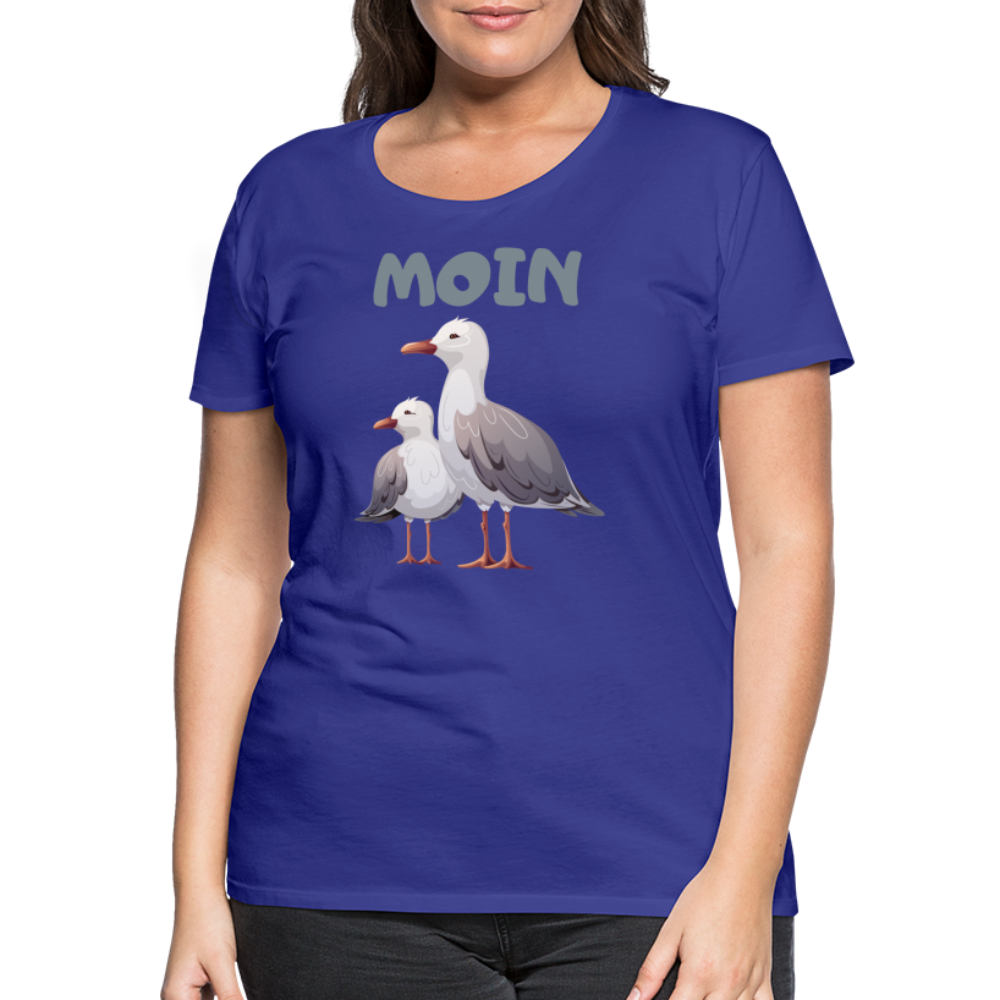 Frauen Premium T-Shirt - Moin Möwen - Königsblau