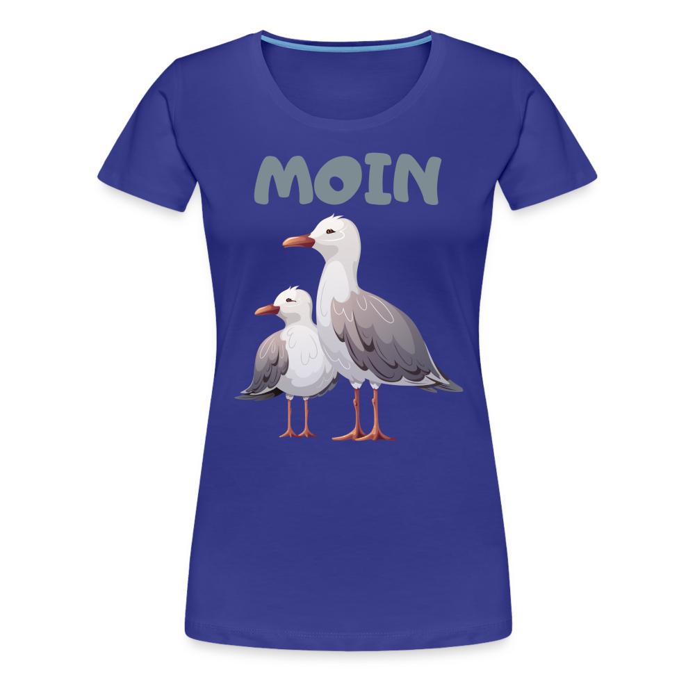 Frauen Premium T-Shirt - Moin Möwen - Königsblau