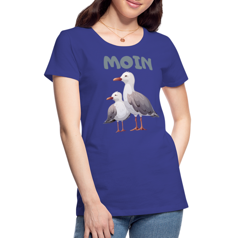 Frauen Premium T-Shirt - Moin Möwen - Königsblau