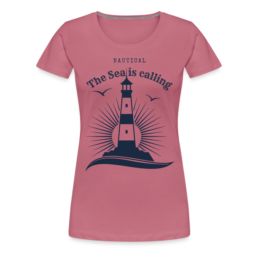 Frauen Premium T-Shirt - Nautical The Sea is calling - Malve