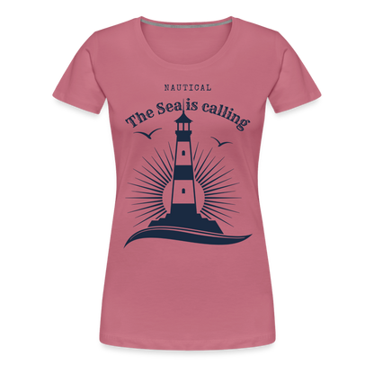 Frauen Premium T-Shirt - Nautical The Sea is calling - Malve