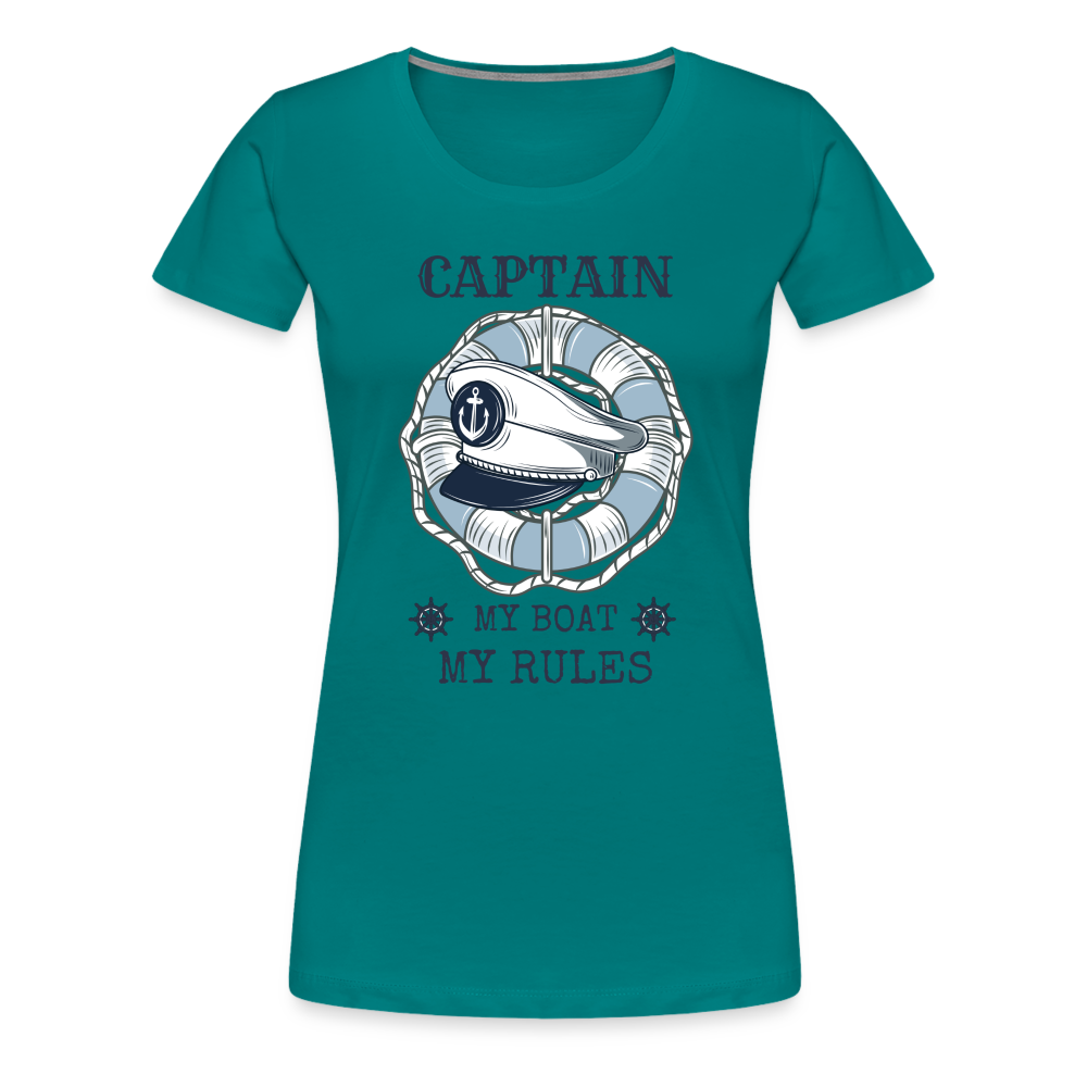 Frauen Premium T-Shirt - Captain - Divablau