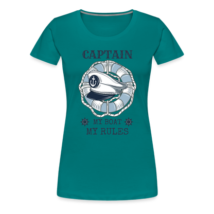 Frauen Premium T-Shirt - Captain - Divablau