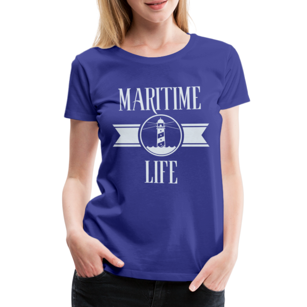 Frauen Premium T-Shirt - Maritime Life Light - Königsblau