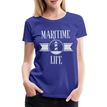 Frauen Premium T-Shirt - Maritime Life Light - Königsblau