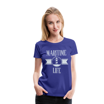 Frauen Premium T-Shirt - Maritime Life Light - Königsblau