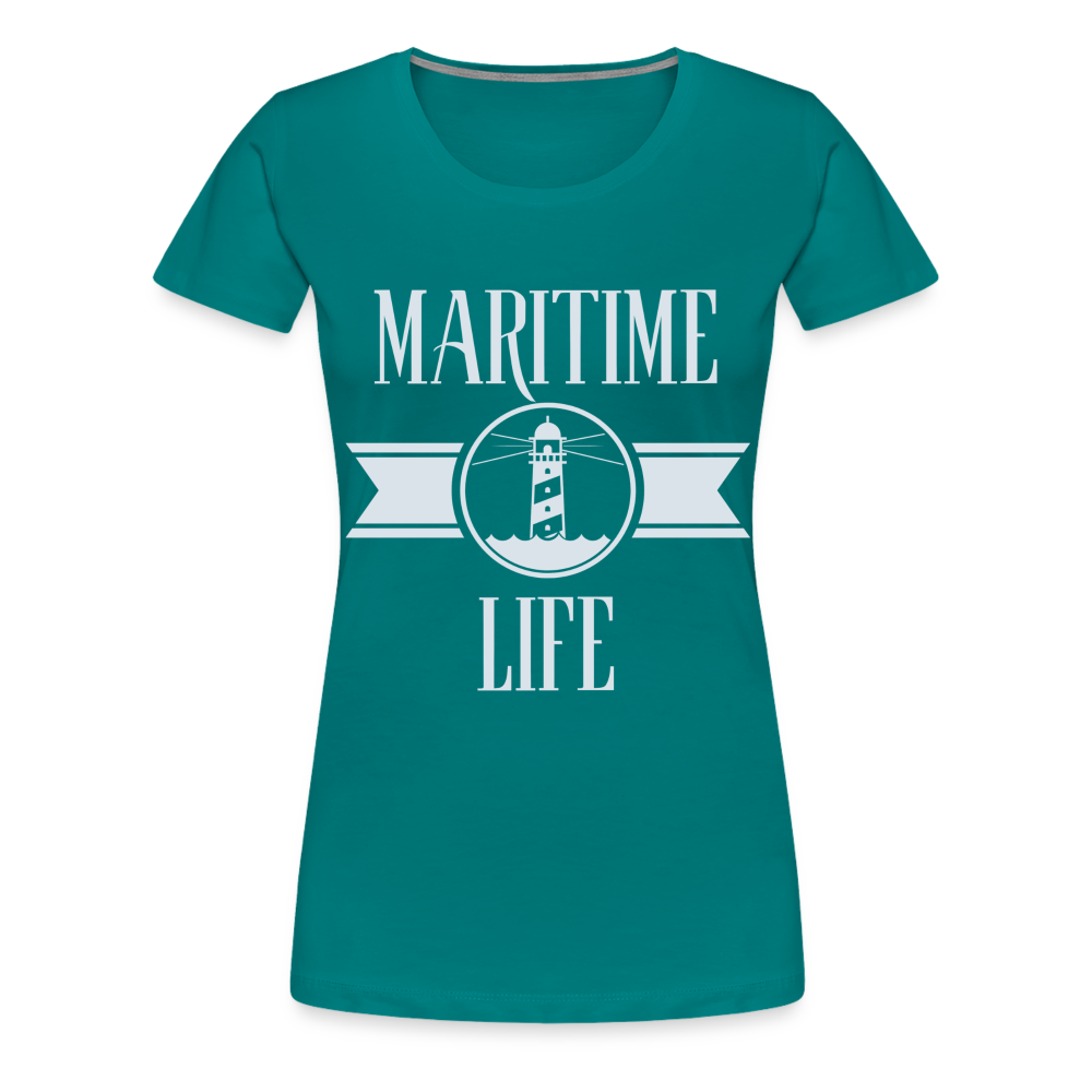 Frauen Premium T-Shirt - Maritime Life Light - Divablau