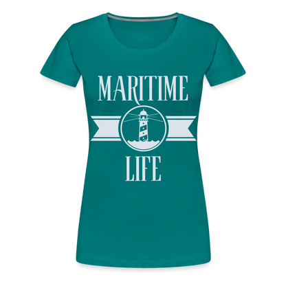 Frauen Premium T-Shirt - Maritime Life Light - Divablau