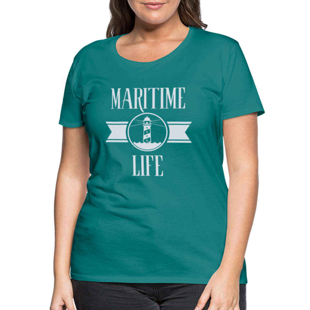 Frauen Premium T-Shirt - Maritime Life Light - Divablau