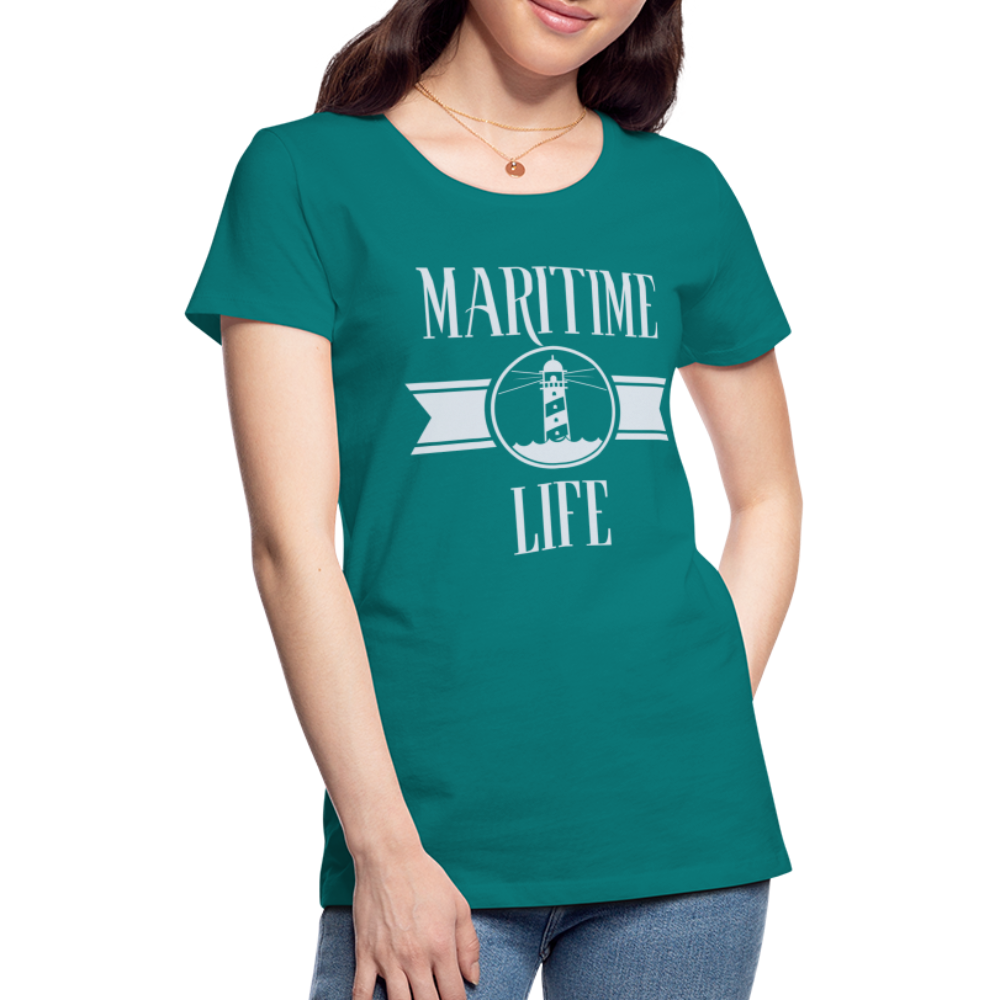 Frauen Premium T-Shirt - Maritime Life Light - Divablau