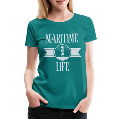 Frauen Premium T-Shirt - Maritime Life Light - Divablau