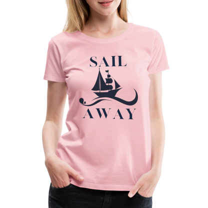 Frauen Premium T-Shirt - Sail away - Hellrosa