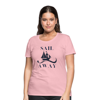 Frauen Premium T-Shirt - Sail away - Hellrosa