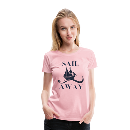 Frauen Premium T-Shirt - Sail away - Hellrosa