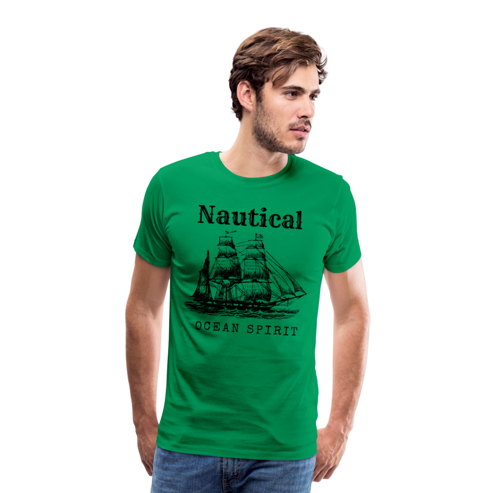 Männer Premium T-Shirt - Nautical Ocean Spirit - Kelly Green