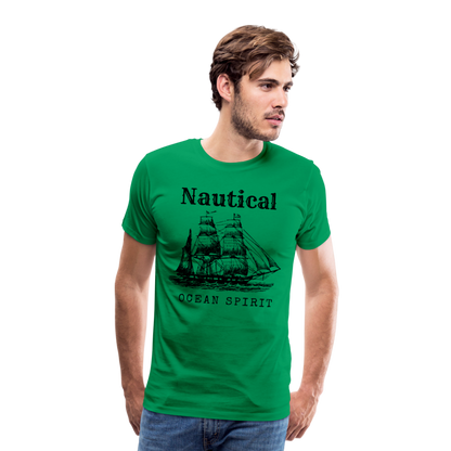 Männer Premium T-Shirt - Nautical Ocean Spirit - Kelly Green