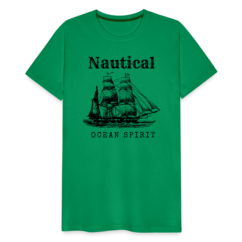 Männer Premium T-Shirt - Nautical Ocean Spirit - Kelly Green