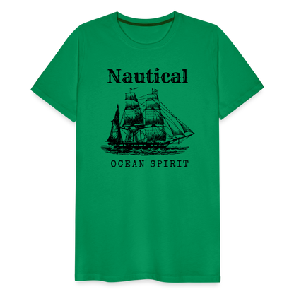 Männer Premium T-Shirt - Nautical Ocean Spirit - Kelly Green