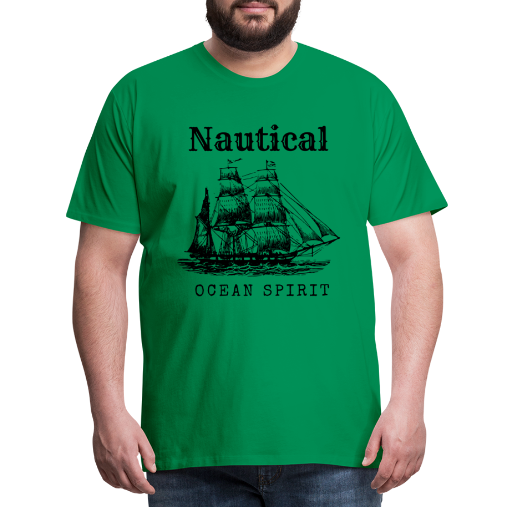 Männer Premium T-Shirt - Nautical Ocean Spirit - Kelly Green