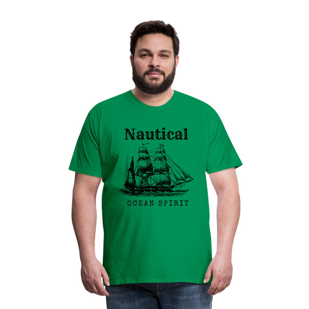 Männer Premium T-Shirt - Nautical Ocean Spirit - Kelly Green