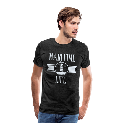 Männer Premium T-Shirt - Maritime Life Light - Anthrazit