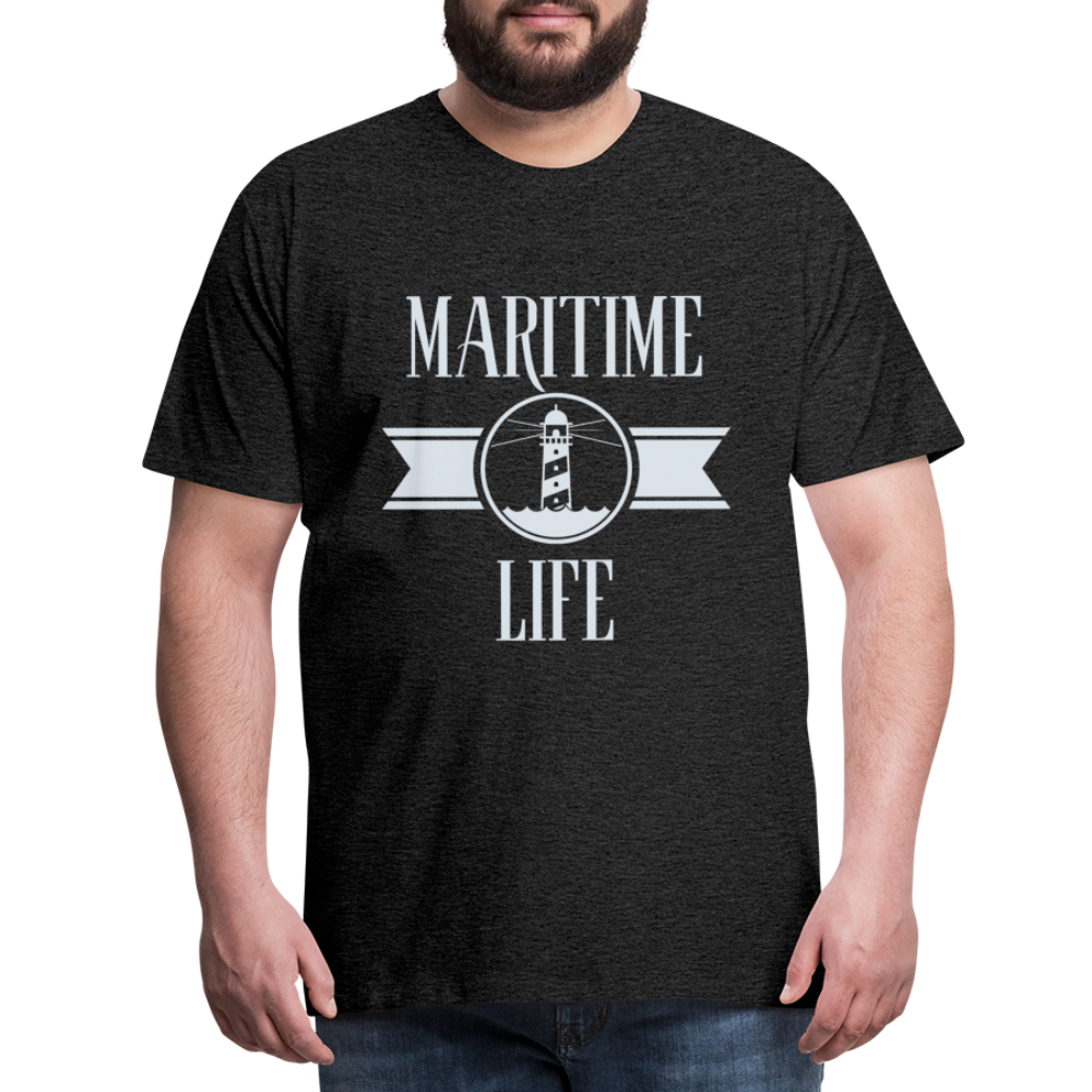 Männer Premium T-Shirt - Maritime Life Light - Anthrazit