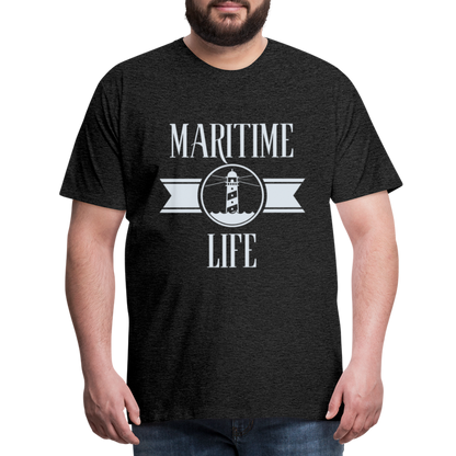 Männer Premium T-Shirt - Maritime Life Light - Anthrazit