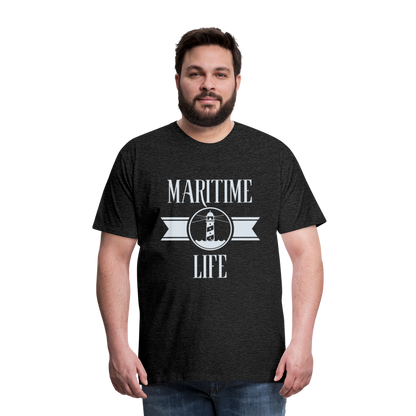 Männer Premium T-Shirt - Maritime Life Light - Anthrazit