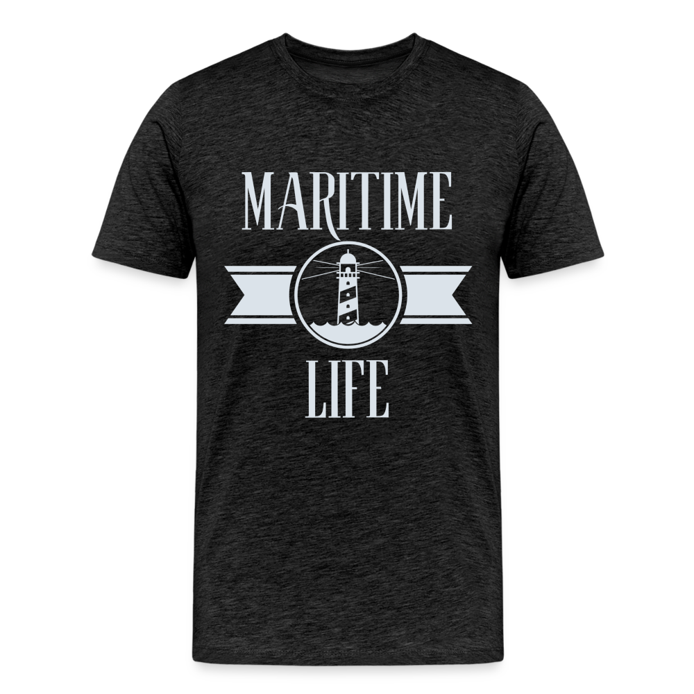 Männer Premium T-Shirt - Maritime Life Light - Anthrazit