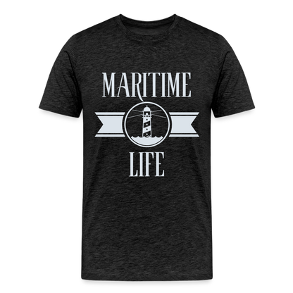 Männer Premium T-Shirt - Maritime Life Light - Anthrazit