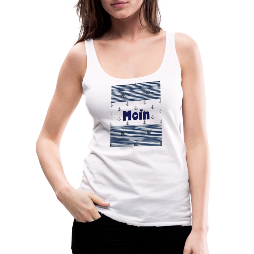 Frauen Premium Tank Top - MOIN - weiß