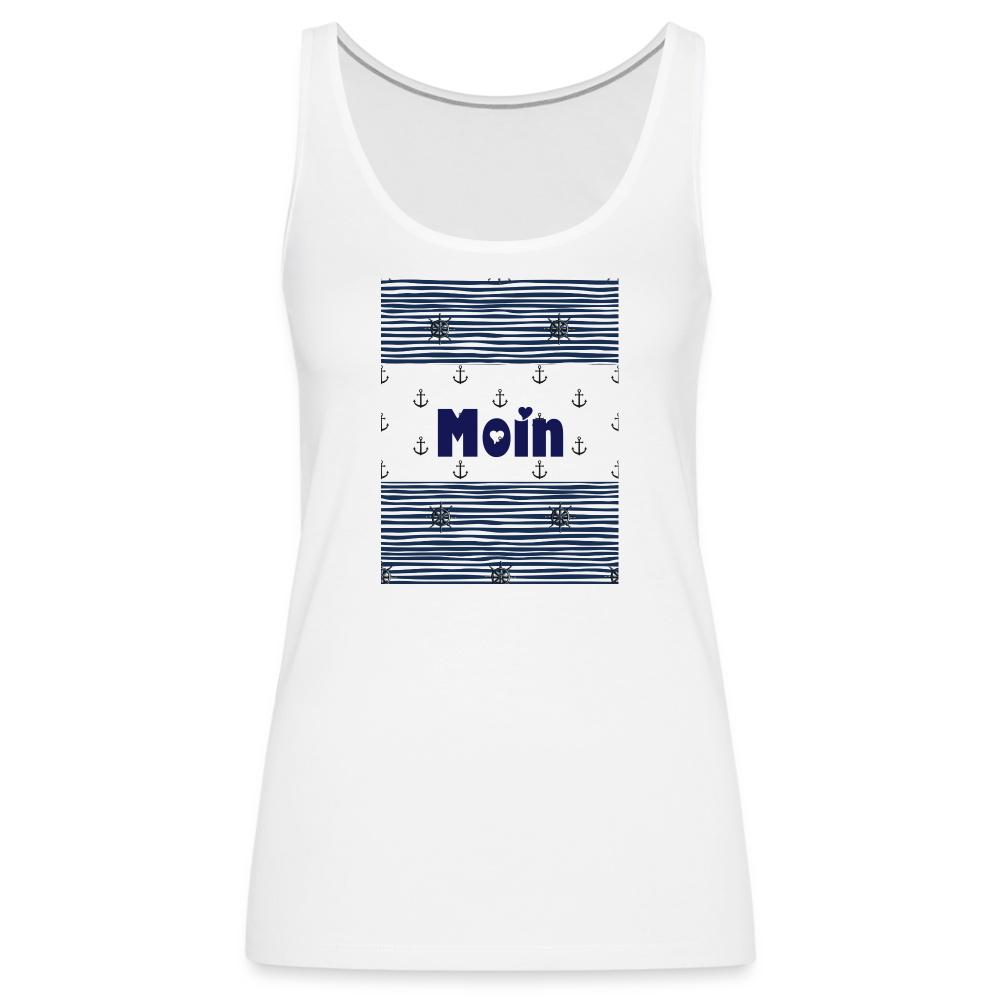 Frauen Premium Tank Top - MOIN - weiß