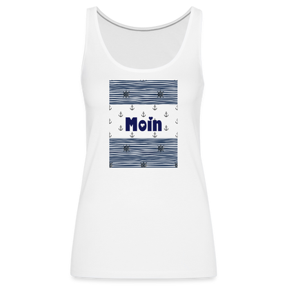 Frauen Premium Tank Top - MOIN - weiß