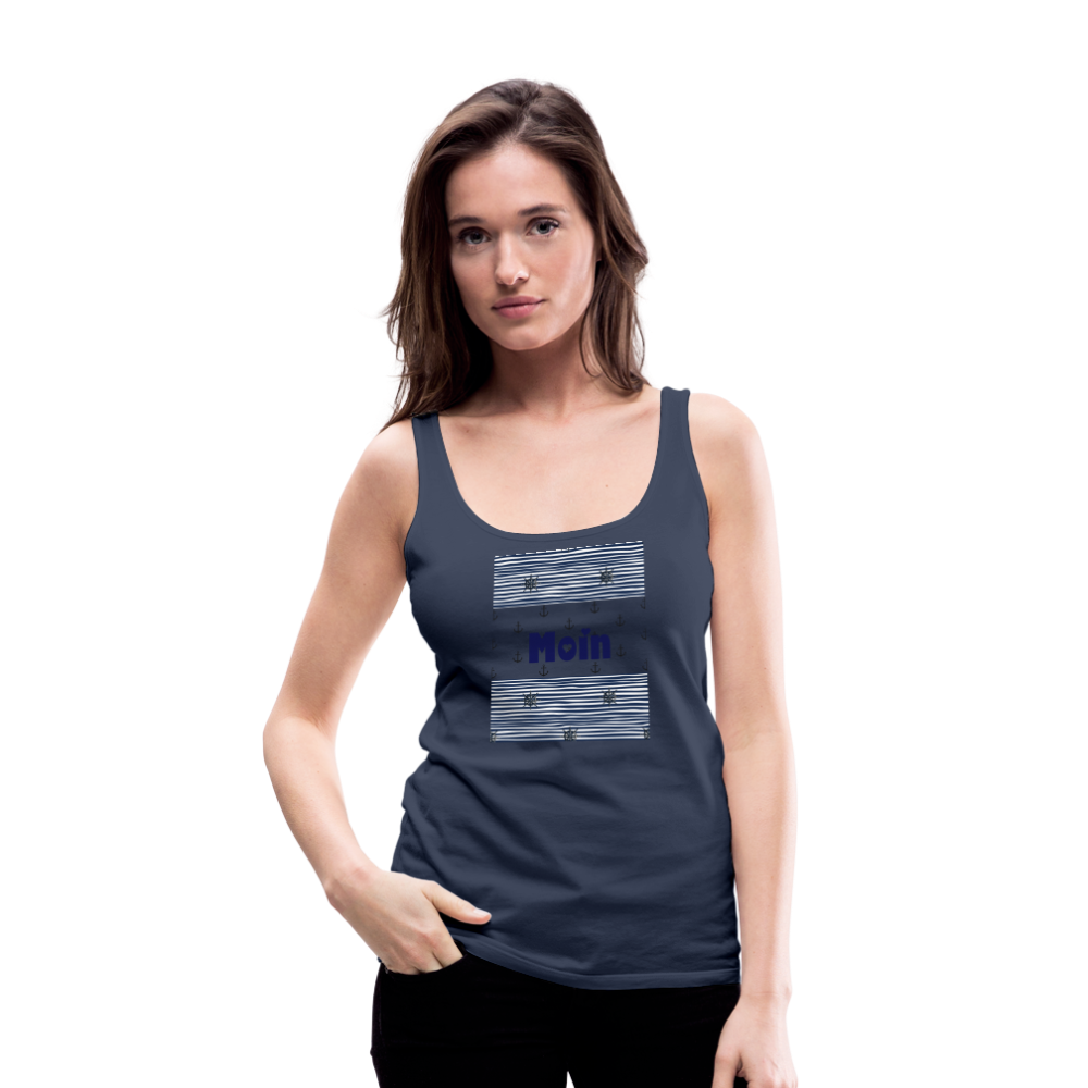 Frauen Premium Tank Top - MOIN - Navy